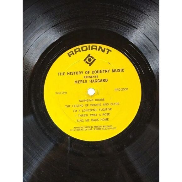 Merle Haggard The History Of Country Vinyl Record Seal Plastic Partial - Picture 9 of 11